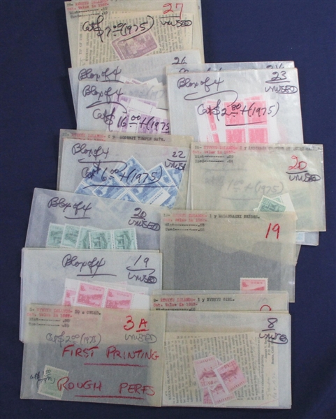 Ryukyu Islands Accumulation in Glassines (Est $350-450)