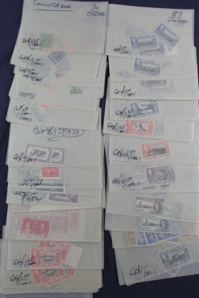 Falkland Islands Accumulation in Glassines (Est $300-400)