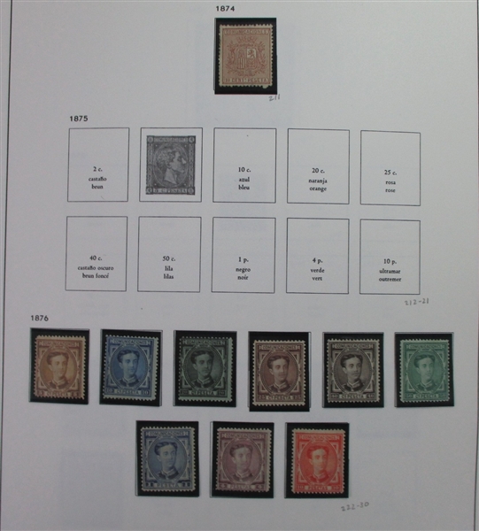 Spain Collection to 2000 in 3 Davo Albums  (Est $900-1200)