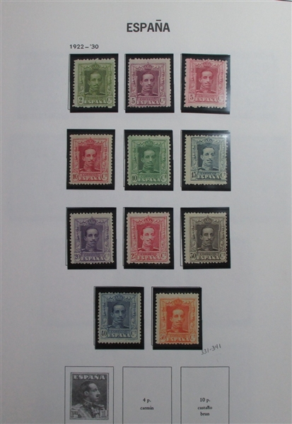 Spain Collection to 2000 in 3 Davo Albums  (Est $900-1200)