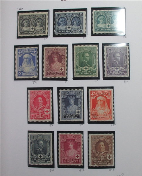 Spain Collection to 2000 in 3 Davo Albums  (Est $900-1200)
