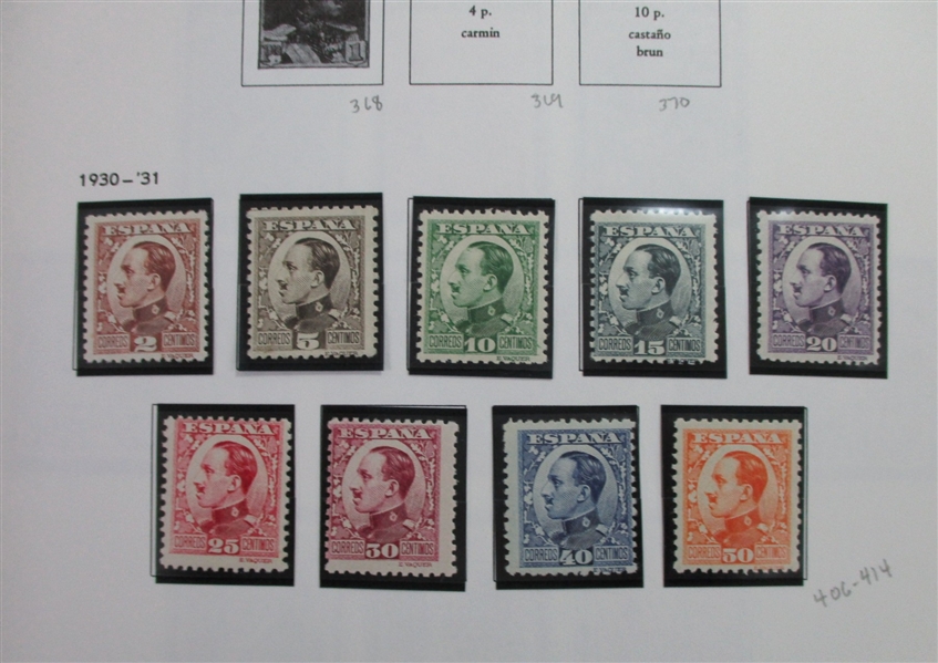 Spain Collection to 2000 in 3 Davo Albums  (Est $900-1200)