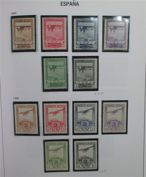 Spain Collection to 2000 in 3 Davo Albums  (Est $900-1200)