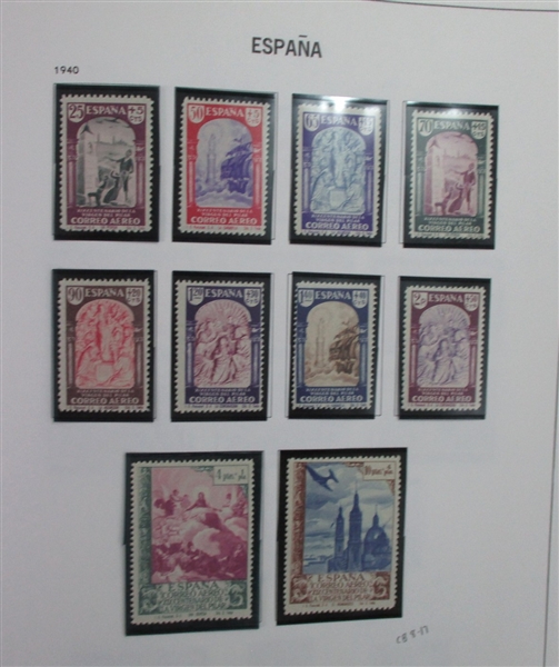 Spain Collection to 2000 in 3 Davo Albums  (Est $900-1200)