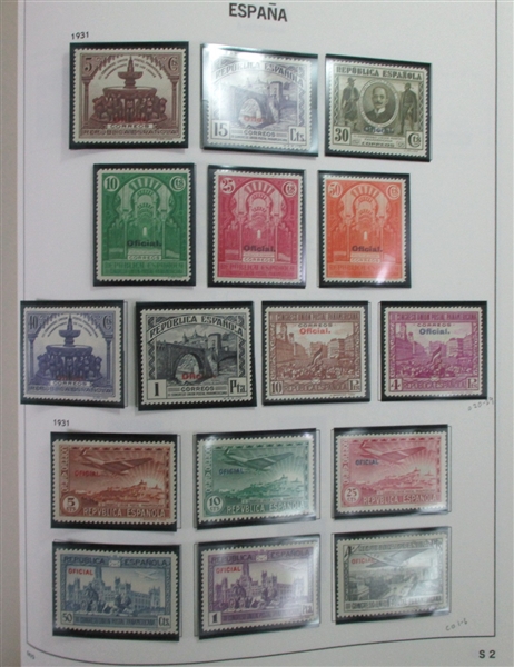 Spain Collection to 2000 in 3 Davo Albums  (Est $900-1200)