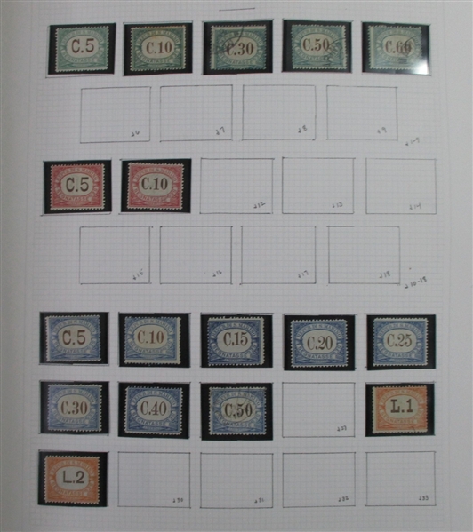 San Marino Collection to 1999 in 2 Davo Albums (Est $700-800)