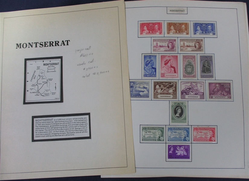 Montserrat - Collection/Accumulation to early 1970s (Est $500-600)
