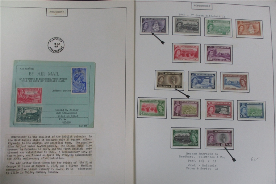 Montserrat - Collection/Accumulation to early 1970s (Est $500-600)