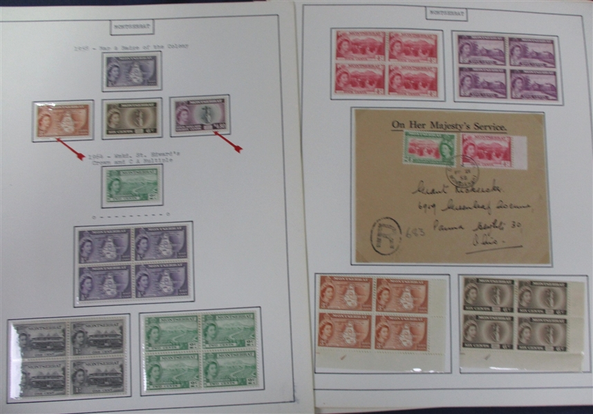 Montserrat - Collection/Accumulation to early 1970s (Est $500-600)