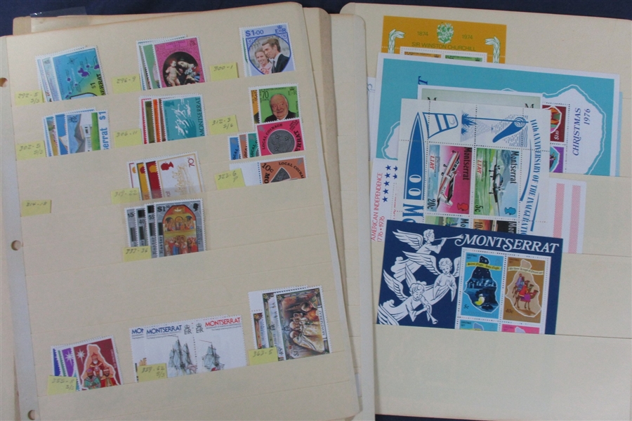 Montserrat - Collection/Accumulation to early 1970s (Est $500-600)