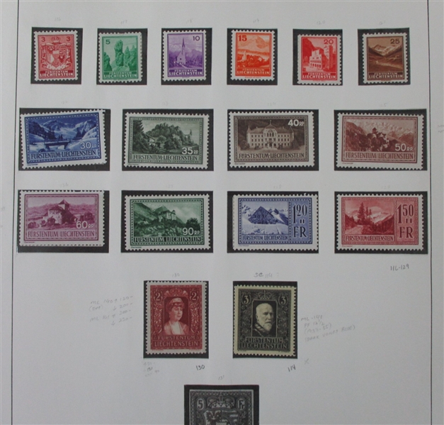 Liechtenstein Strong Collection to 1999 (Est $900-1100)