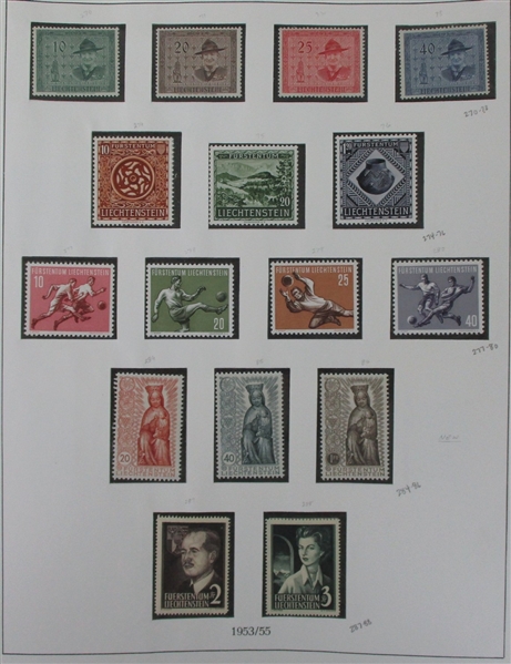 Liechtenstein Strong Collection to 1999 (Est $900-1100)