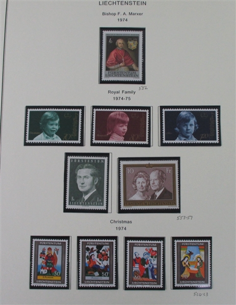 Liechtenstein Strong Collection to 1999 (Est $900-1100)
