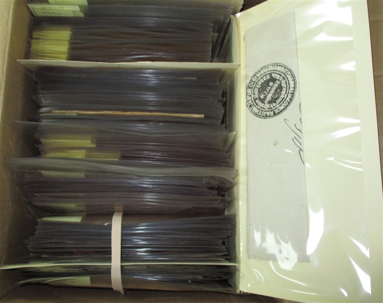 India and States - Covers, Postal Cards and Stampless Military Covers (Est $700-$1000)