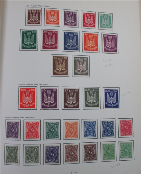 Germany Post WWI Weimar Period Collection and 1948-51 Historical Building Series Study (Est $300-$400)