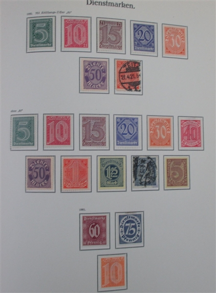Germany Post WWI Weimar Period Collection and 1948-51 Historical Building Series Study (Est $300-$400)