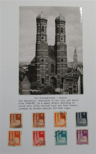 Germany Post WWI Weimar Period Collection and 1948-51 Historical Building Series Study (Est $300-$400)