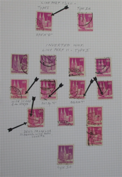 Germany Post WWI Weimar Period Collection and 1948-51 Historical Building Series Study (Est $300-$400)