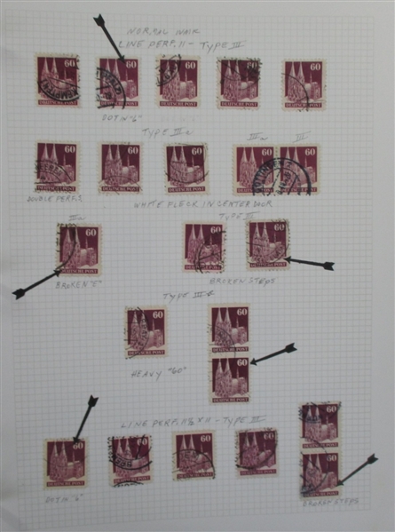 Germany Post WWI Weimar Period Collection and 1948-51 Historical Building Series Study (Est $300-$400)
