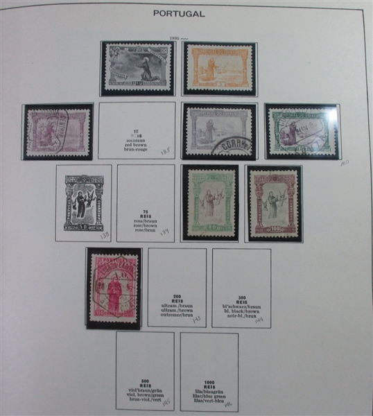 Portugal 3 Volume Collection in Davo Albums (Est $1800-2000)