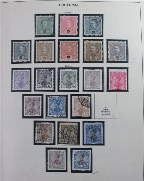 Portugal 3 Volume Collection in Davo Albums (Est $1800-2000)