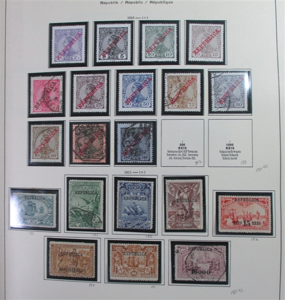 Portugal 3 Volume Collection in Davo Albums (Est $1800-2000)