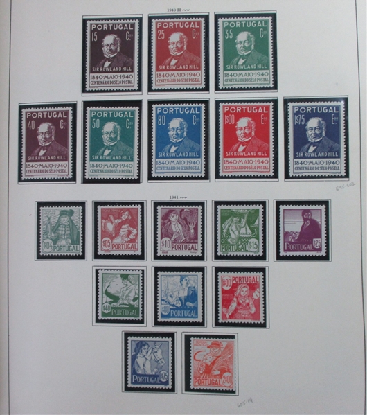 Portugal 3 Volume Collection in Davo Albums (Est $1800-2000)