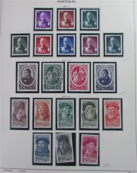 Portugal 3 Volume Collection in Davo Albums (Est $1800-2000)