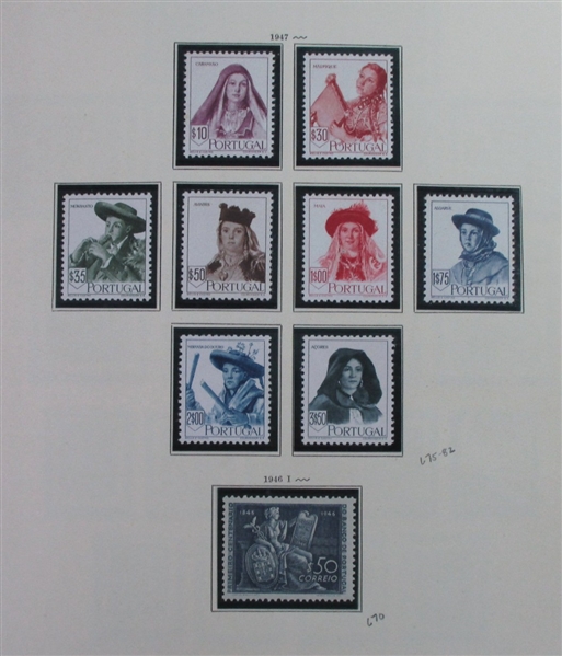 Portugal 3 Volume Collection in Davo Albums (Est $1800-2000)