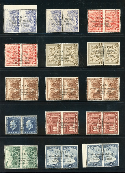 Greece - Ionian Islands under Italian Occupation, Unused (Est $400-$800)