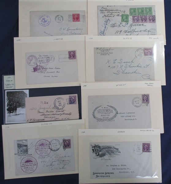 United States Cover Lot - Censored, Advertising, Etc (Est $100-$150)
