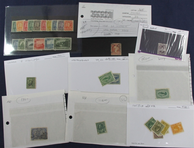 Canada Accumulation, Mostly Pre-1940 (Est $300-400) 