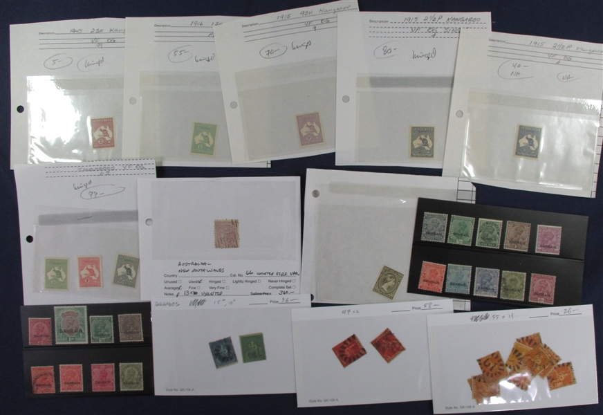 British Accumulation on Dealer Cards (Est $300-400)