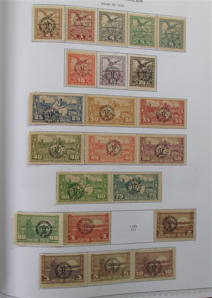 Hungary Collection in 22 Binders, plus More! (Est $300-500)