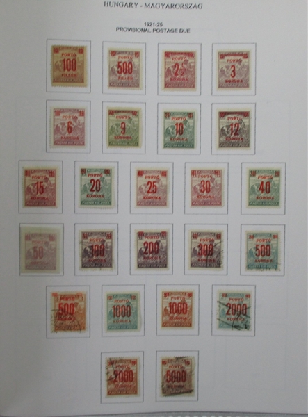 Hungary Collection in 22 Binders, plus More! (Est $300-500)
