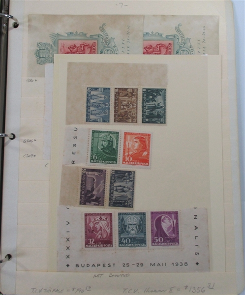 Hungary Collection in 22 Binders, plus More! (Est $300-500)