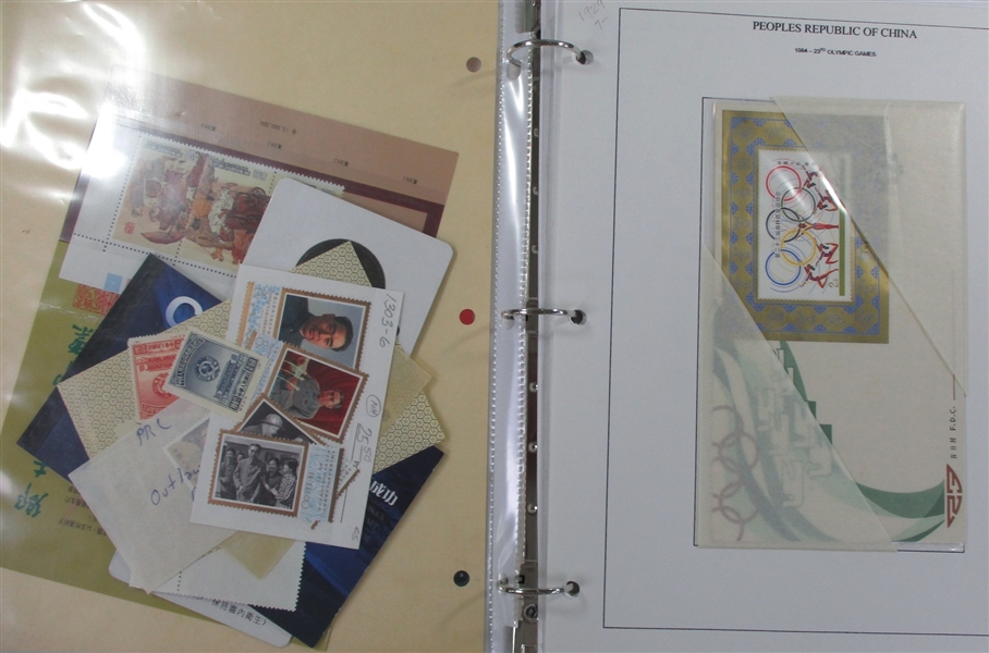 Peoples Republic of China Stamps and Covers, Mostly Modern (Est $300-400)