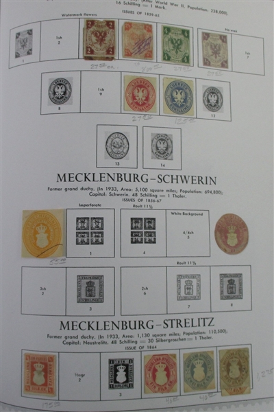 German States and More! (Est $600-900)