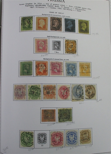 German States and More! (Est $600-900)