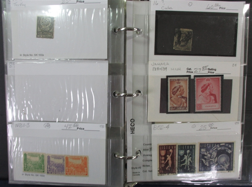 Dealer Better Items on Dealer 102 Sales Cards (Est $750-1000)