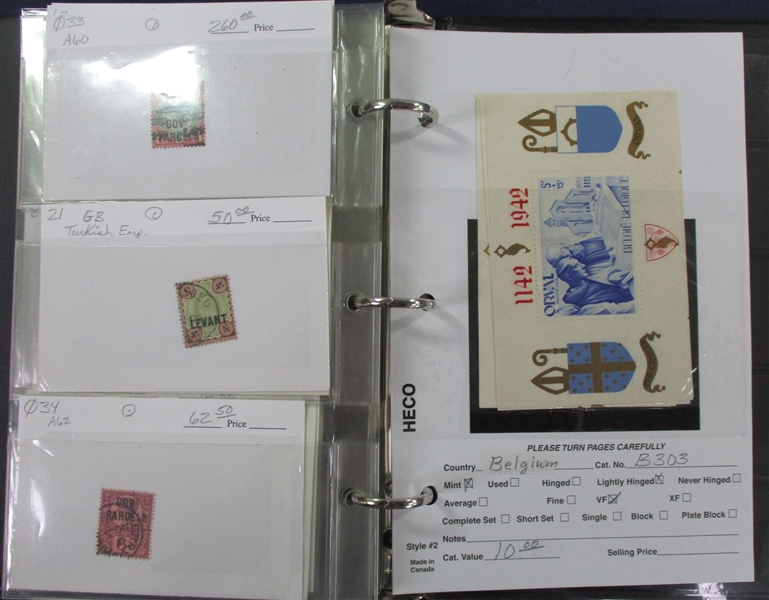 Dealer Better Items on Dealer 102 Sales Cards (Est $750-1000)