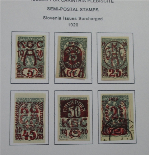 Yugoslavia and Areas Collection of Stamps and Covers in 8 Binders (Est $400-500)