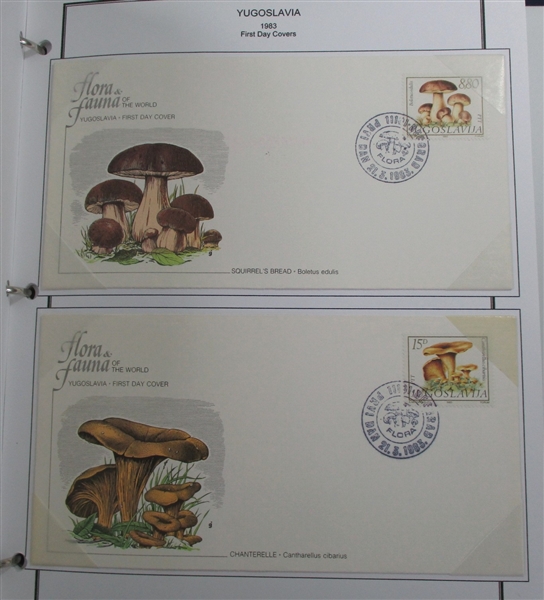 Yugoslavia and Areas Collection of Stamps and Covers in 8 Binders (Est $400-500)