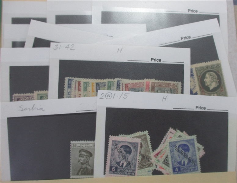 Yugoslavia and Areas Collection of Stamps and Covers in 8 Binders (Est $400-500)