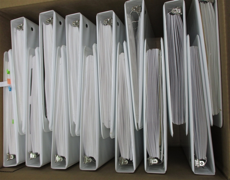 Czechoslovakia Collection in 14 Binders to Early 1990s (Est $400-500)