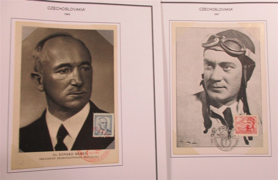 Czechoslovakia Collection in 14 Binders to Early 1990s (Est $400-500)