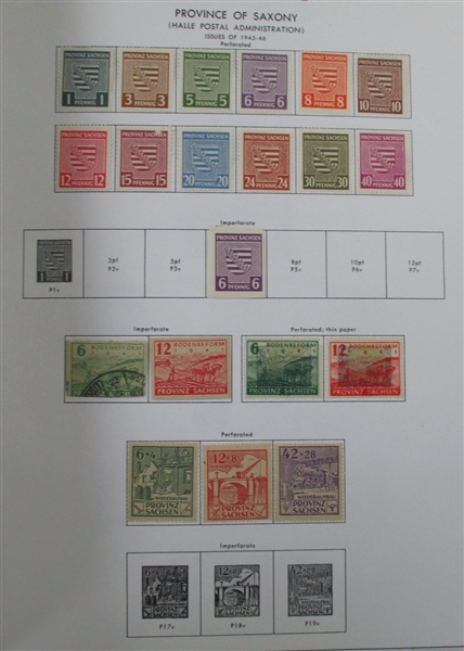 GDR / DDR Collection of Stamps and Covers (Est $500-600)