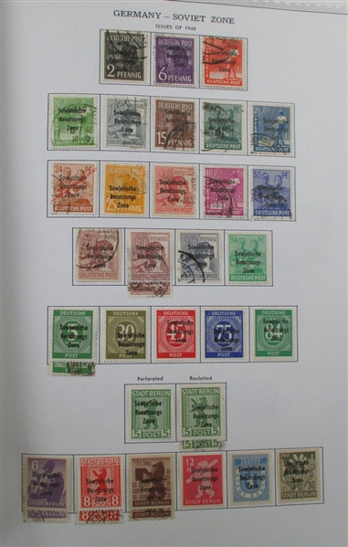 GDR / DDR Collection of Stamps and Covers (Est $500-600)