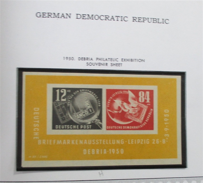 GDR / DDR Collection of Stamps and Covers (Est $500-600)