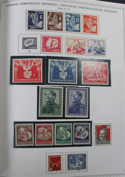 GDR / DDR Collection of Stamps and Covers (Est $500-600)